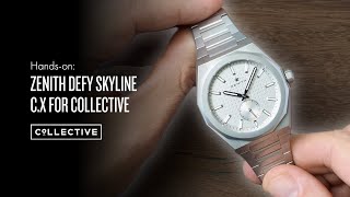 Handson Zenith DEFY Skyline CX for Collective Watch Review [upl. by Robaina]