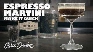 How to make an excellent Espresso Martini quick [upl. by Eceined]