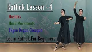 Kathak Dance Lesson 4  Learn Kathak For Beginners  Hastaks  Himani Saraswat  tutorial [upl. by Leblanc]