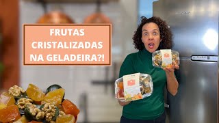 FRUTAS CRISTALIZADAS NA GELADEIRA  MAZÉ DOCES [upl. by Ojok]