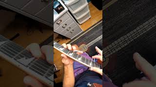 Electric Sunrise Tapping Riff by plinimusic playlikeplini guitartapping guitar pov gopro [upl. by Ecylahs]