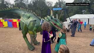 Gainesvilles Hoggetowne Medieval Faire Goes Downtown [upl. by Riordan]