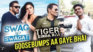 Swag Se Swagat Song Public Reaction  Goosebumps Aa Gaye  Tiger Zinda Hai  Salman Khan Katrina [upl. by Earaj]