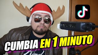 BAILA CON AMANDA  En 1 Minuto Cumbia TikTok [upl. by Amluz458]