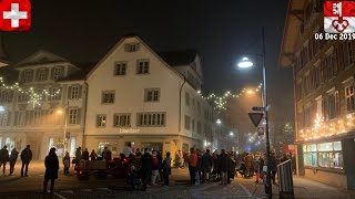 Saint Niklaus Einzug in Sarnen Obwalden  Christmas 2019 Switzerland [upl. by Ennoitna]