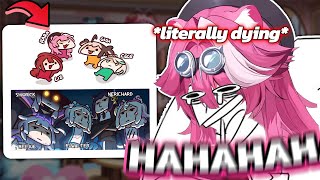 Raora LITERALLY cannot stop laughing at this brainrot meme for 3 whole minutes [upl. by Ytima]