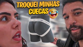 COMPRANDO CUECAS EM PROMOÇÃO NO OUTLET DOS EUA😂 [upl. by Ynohtnael]