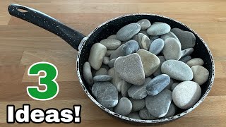 3 Unusual Recycling Ideas Using Pebbles [upl. by Mintun]