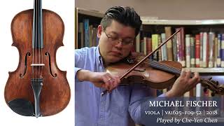 Michael Fischer quotGio Paolo Magginiquot viola 2020  CheYen Chen  at the Metzler Violin Shop [upl. by Krakow625]