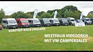 Kurztrip nach England Westfalia Videodreh mit VW Campersales [upl. by Marne]