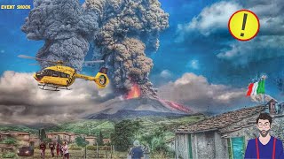 Italy Again⚠️ Powerful Stromboli Volcano Eruption [upl. by Schlenger]