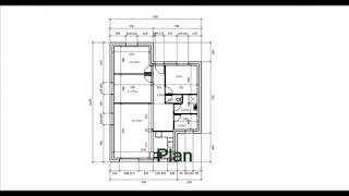 Plan de maison plainpied 3 chambres traditionnelle [upl. by Rezeile954]