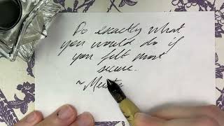 ASMR Handwriting Meister Eckhart Quote [upl. by Joh]