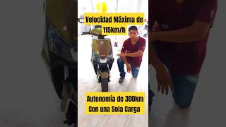 La MEJOR MOTOCICLETA ELÉCTRICA GRAN AUTONOMÍA Y VELOCIDAD [upl. by Neirual]