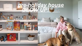 MAJOR HOUSE GLOWUP Clean Pack amp Organise With Me [upl. by Sabsay467]