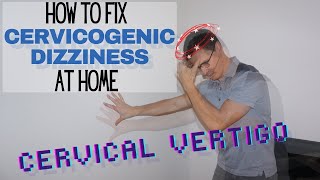 How to Get Rid of Cervicogenic Dizziness  Cervical Dizziness Exercises  Dr Jon Saunders [upl. by Peppel973]