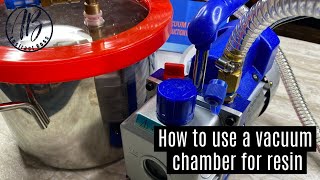 How to use a vacuum pot for resin [upl. by Pang]