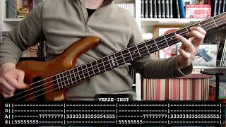 CICATRIZ  Enemigo publico bass cover w Tabs full HD [upl. by Gairc448]