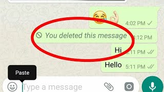 Delete WhatsApp Messages For Everyone  WhatsApp New Update  Remove Text amp Images After Sending [upl. by Anitsenre]