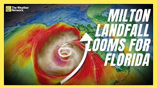 Dangerous Florida Landfall Looms As Milton Remains A Catastrophic Hurricane  forecast [upl. by Justus742]