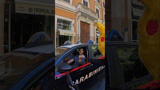 Pika vs forze dellordine 😺🚔copricasco pikachubiker sorriso forzadelordineitaliane reaction [upl. by Hurlee]