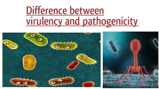 Difference bw virulency and pathogenicity [upl. by Trometer]