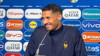 William Saliba Post Match interview Austria vs France 01 [upl. by Robert499]