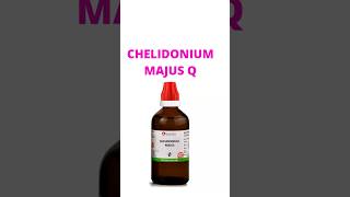 CHELIDONIUM MAJUS Q jaundice appetiteloss youtubeshorts shorts saishreehomoeo [upl. by Anikat906]