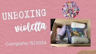 Unboxing de VIOLETTA  Campaña 15  😊 [upl. by Gewirtz]