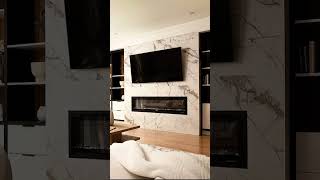 Stunning Modern Fireplaces to Elevate Your Space 🔥fireplace luxuryhomes shorts homedecor yt [upl. by Sharron]