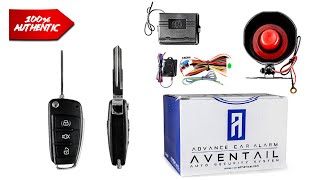 Aventail Flip Key Edition Car Alarm System Suitable for your Car Sound Demo Video [upl. by Debo]