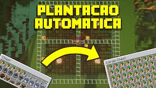 PLANTAÇÃO AUTOMÁTICA CENOURA BATATA BETERRABA  MINECRAFT JAVA 121 [upl. by Naot]