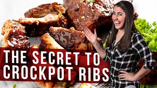 How to Make The Best Crockpot Ribs [upl. by Tfat351]