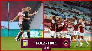 Aston villa vs Sheffield United 10  John Egan RED CARD  Ezri Konsa GOAL [upl. by Alil]