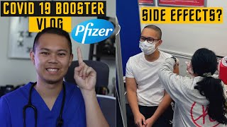 COVID 19 Booster Vaccine Vlog  Pfizer CVS Side Effects [upl. by Nealah]