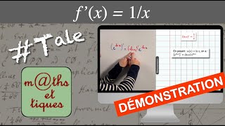 DEMONSTRATION  ln x  1x  Terminale [upl. by Enowtna838]