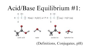 AcidsBase Equilibrium 1 Definitions Conjugates pH AP Chemistry Unit 81 [upl. by Sone]