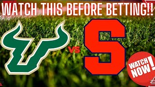 USF Bulls vs Syracuse Orange Prediction and Best Bets  2023 Boca Raton Bowl Picks [upl. by Etselec943]