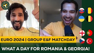 Romania WINS Group  Georgia into KNOCKOUTS after MAJOR UPSET over Portugal  EURO 2024 Reaction [upl. by Yessydo]