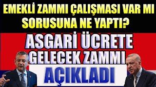 Emekli Zammı Çalışması Var mı Sorusuna Ne Yaptı  Asgari Ücrete Gelecek Zammı Açıkladı [upl. by Nauj]