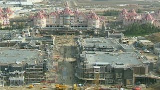 Construction of Euro Disney 1991 [upl. by Releehw]