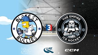 Blake St Bullies v Empire Div 3  8th October  IceHQ Rec League ice hockey [upl. by Oballa166]