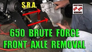 How to remove Brute Force Axle from the McPherson Struts [upl. by Odnuges]