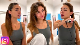 Madison Beer  Live  Hair Routine amp Makeup 💄✨  June 16 2021 [upl. by Ailat]