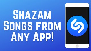 How to Shazam Songs from TikTok Instagram or YouTube in 2024 [upl. by Nahaj]