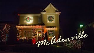 Christmas Town USA McAdenville NC Christmas Lights [upl. by Obellia]