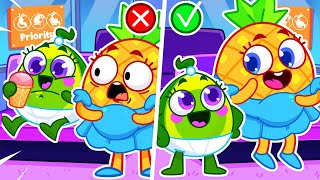 Avocado Baby Pretends to be Pregnant Like Pineapple Funny Stories for Kids🥑 [upl. by Anetsirk]