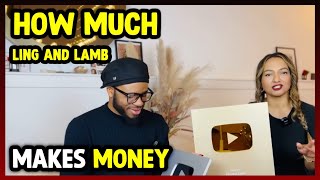 How Much Ling And Lamb Makes Money On YouTube 2024 [upl. by Airtemad]