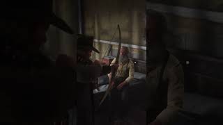 Killing a npc with a assortment of weapons in rdr2 gameshorts gaming rdr2 [upl. by Teryl]