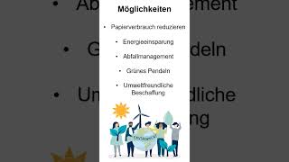 Umweltschutz am Arbeitsplatz deutsch b2 lernen deutschlernen german b2sprechen goetheexam [upl. by Mufi]